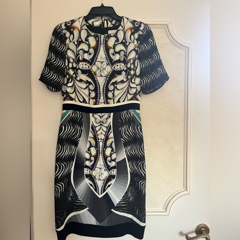 Peter Pilotto Printed Sheath Dress Women’s US 6 Designer Midi Dress
